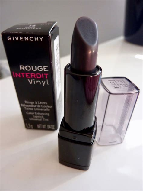 givenchy interdit vinyl|givenchy rouge interdit temptation lipstick.